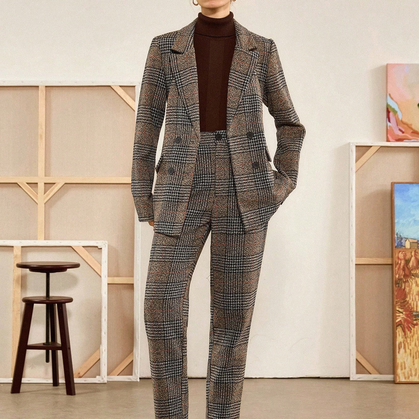 Conjunto feminino de terno Alessa