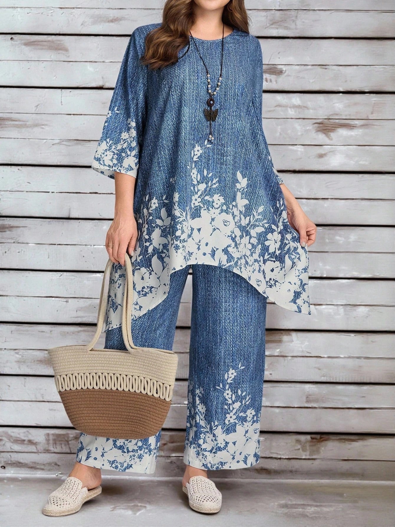 Conjunto feminino plus size Magnolia