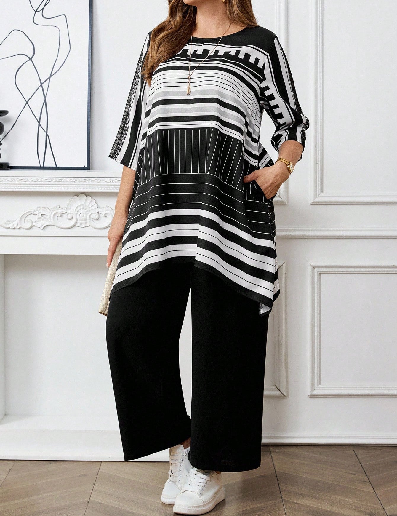 Conjunto feminino plus size Magnolia