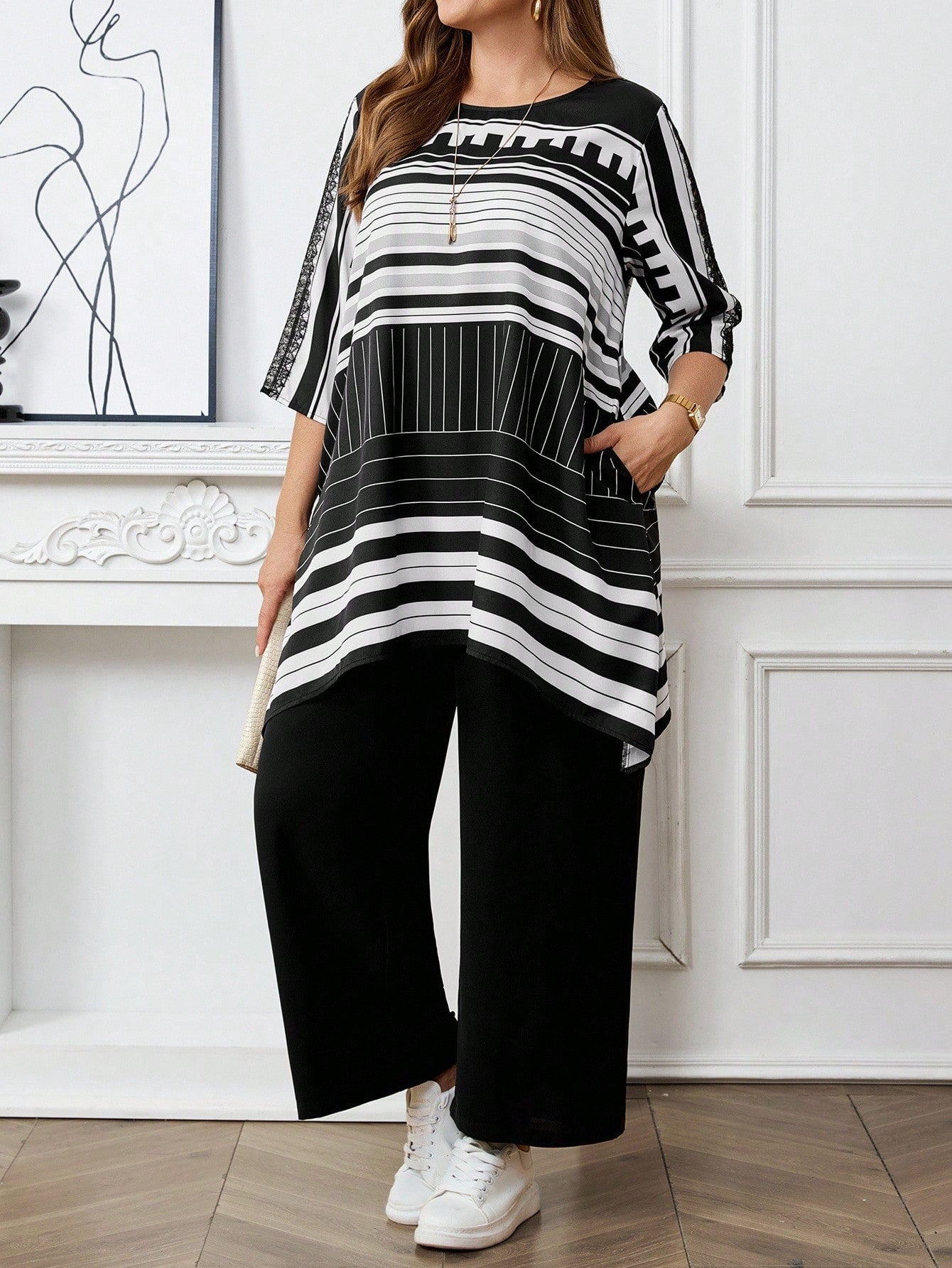 Conjunto feminino plus size Magnolia