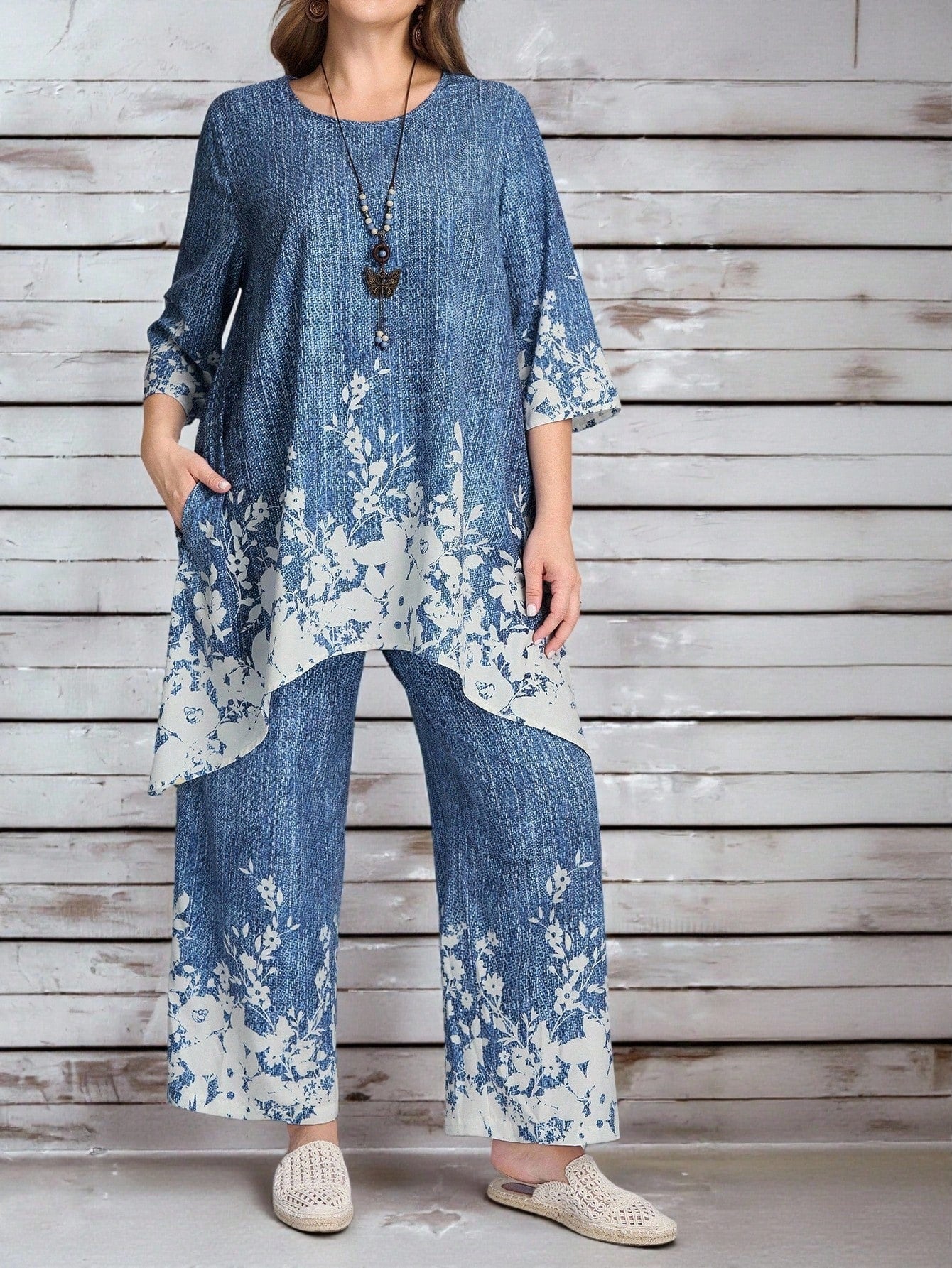 Conjunto feminino plus size Magnolia