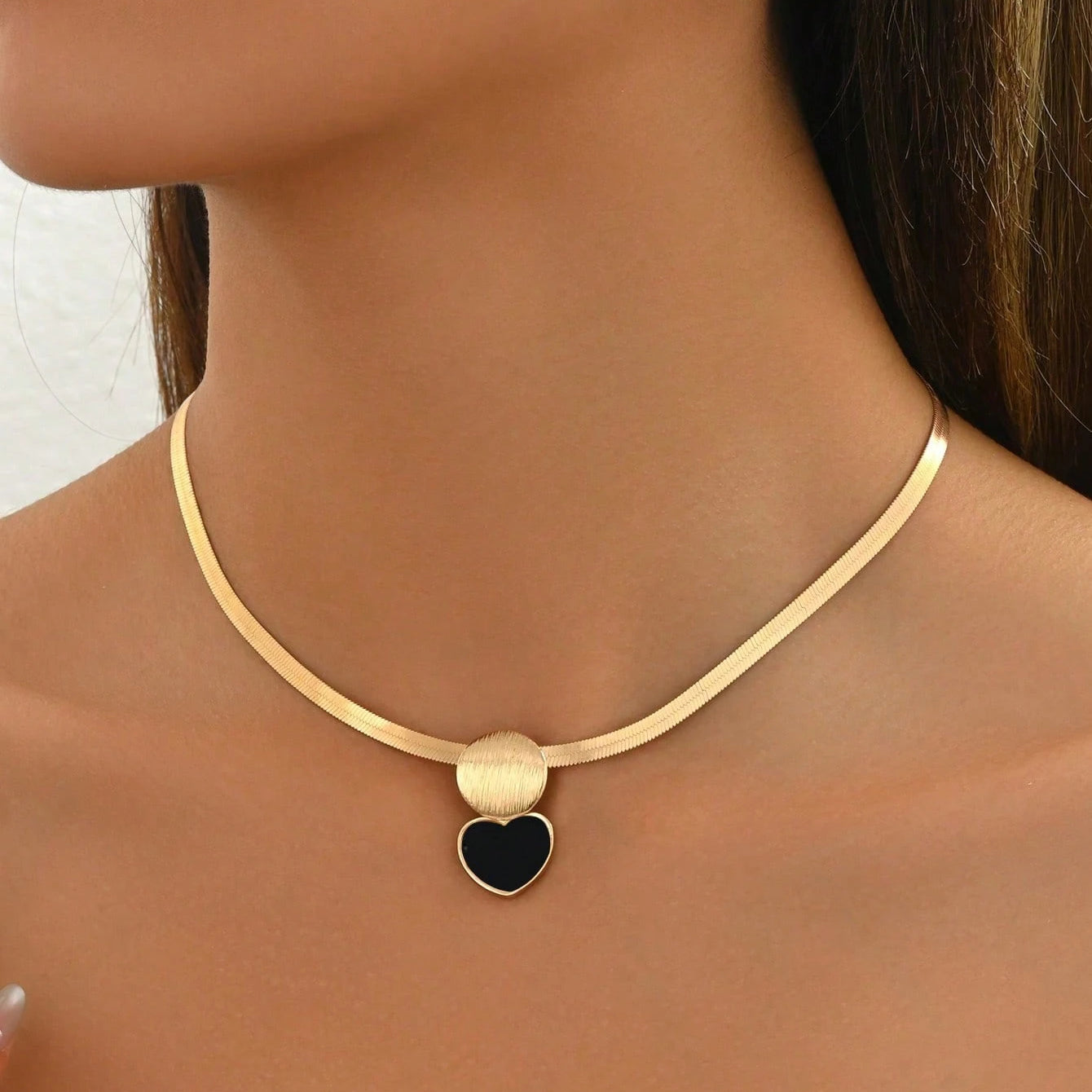 Conjunto de Joias de 3 Peças Feminino de Colar + Brincos - Francine