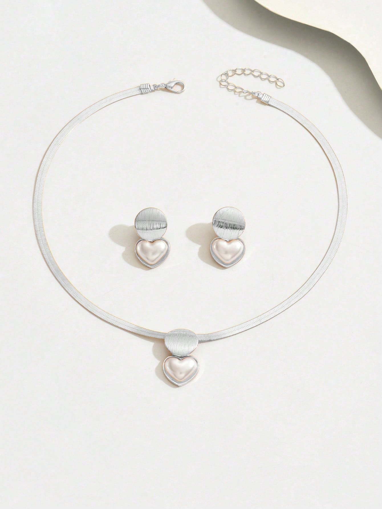 Conjunto de Joias de 3 Peças Feminino de Colar + Brincos - Francine
