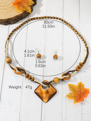 Conjunto de joias feminina em estilo vintage 3 peças - Marli