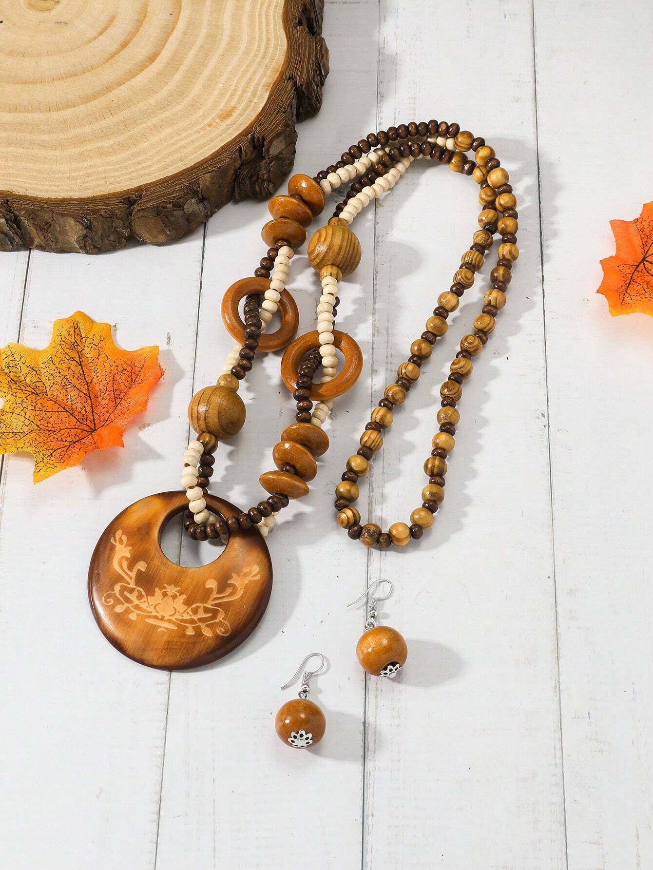 Conjunto de joias feminina em estilo vintage 3 peças - Marli