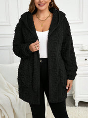 Jaqueta Feminina Reversível com Capuz  Plus Size Paola.