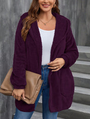 Jaqueta Feminina Reversível com Capuz  Plus Size Paola.