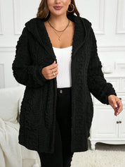 Jaqueta Feminina Reversível com Capuz  Plus Size Paola.