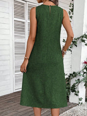 Vestido Feminino Sem Manga Emily.