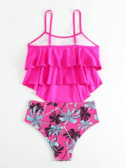 Tankini Feminino Com Babados Cristal.