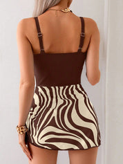 Maiô Feminino com Saia Transpassada - Isadora