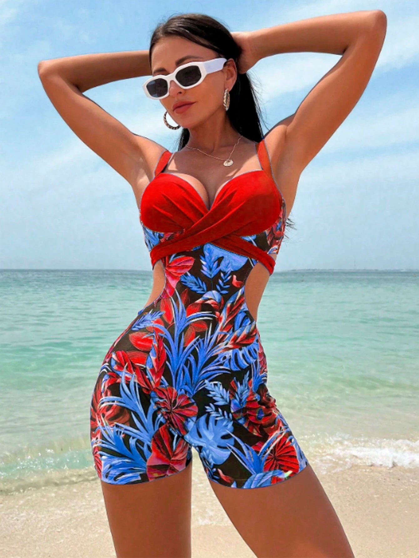 Maiô Feminino com Vazado laterais - Leidy