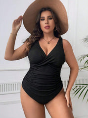 Maiô Feminino Texturizado  plus size Rachell.