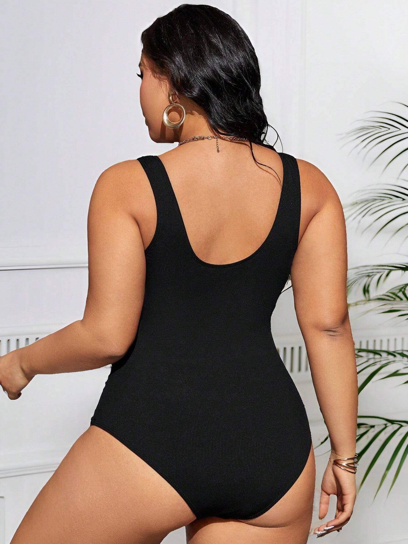 Maiô Feminino Texturizado  plus size Rachell.