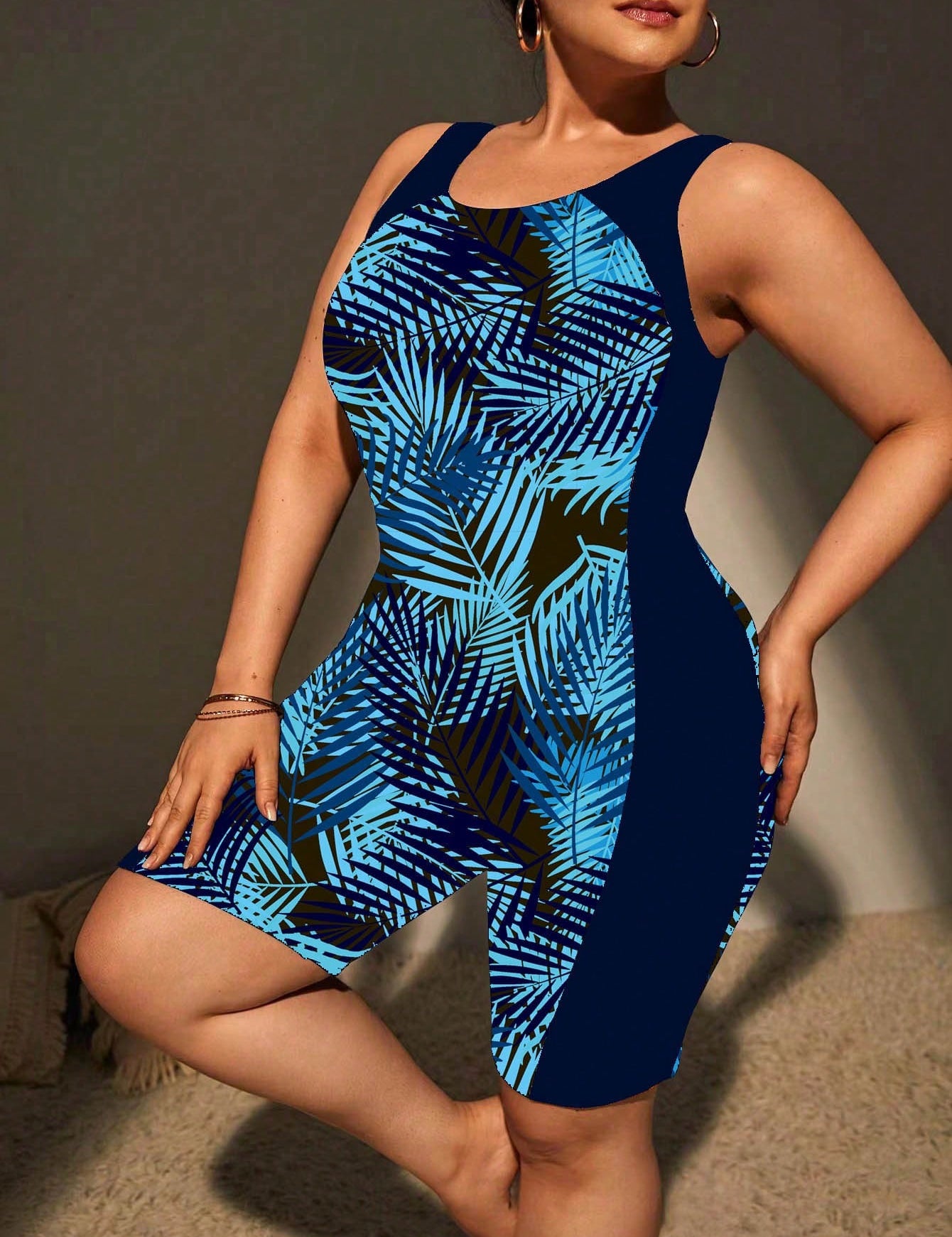 Maiô Feminino tipo macacão plus size Nathaly