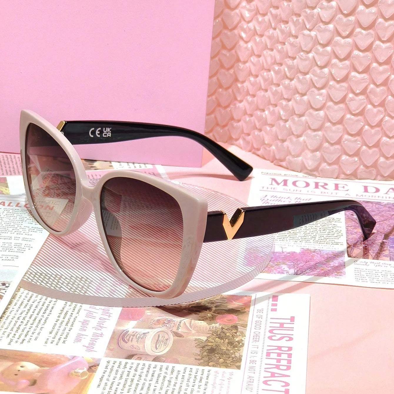 Óculos Feminino de Armação Grossa Retrô Casual - Leone