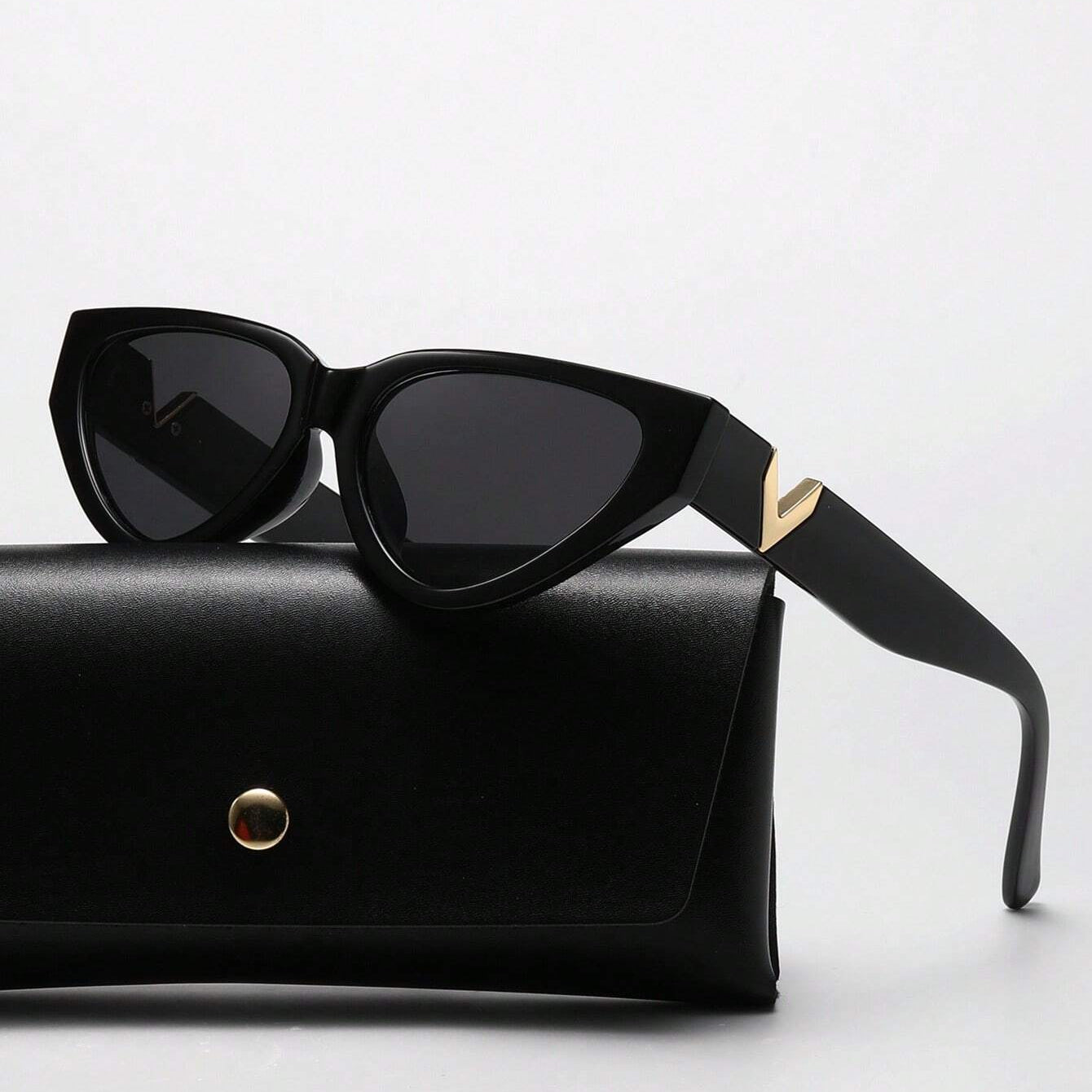 Óculos Feminino de Armação Grossa Retrô Casual - Leone