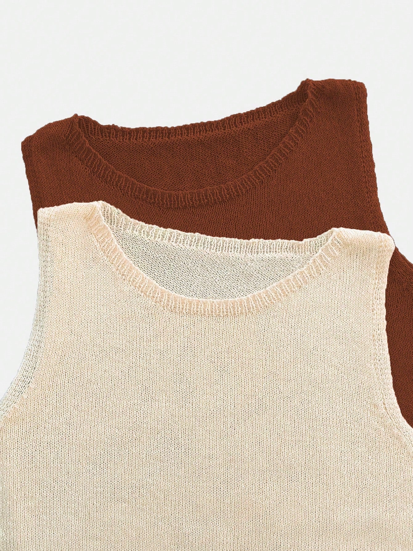 Regata Feminina de Tricô Estilo Vintage Boêmio Alina