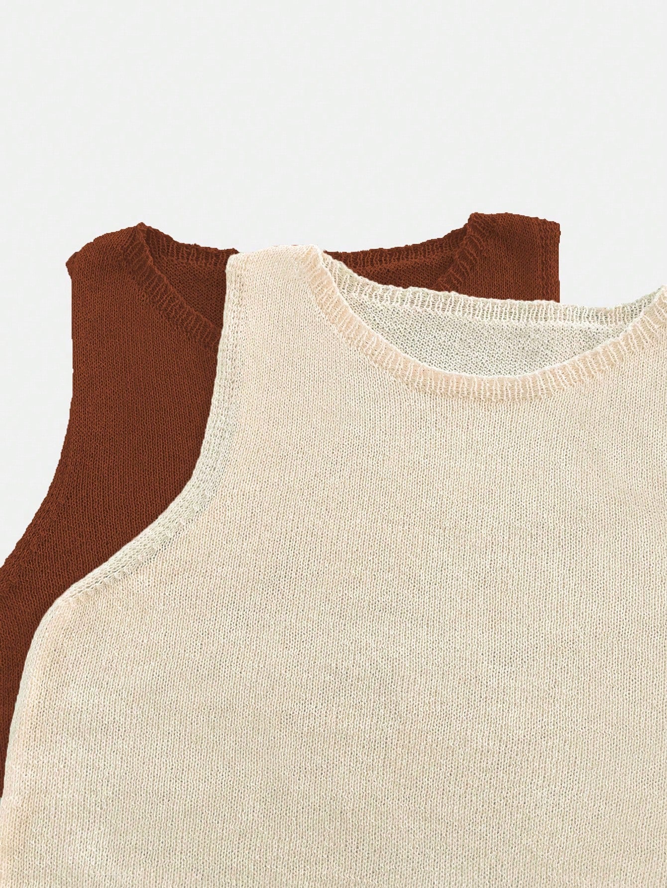 Regata Feminina de Tricô Estilo Vintage Boêmio Alina