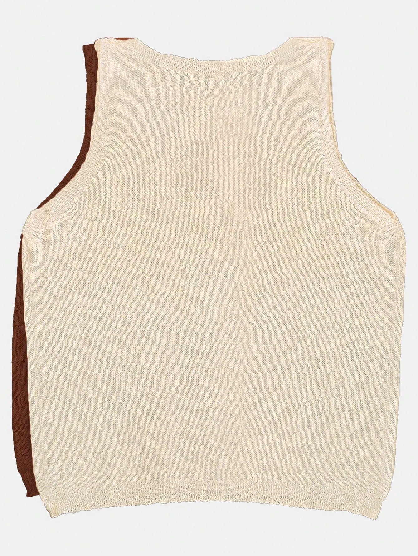 Regata Feminina de Tricô Estilo Vintage Boêmio Alina