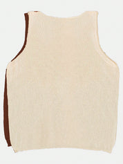 Regata Feminina de Tricô Estilo Vintage Boêmio Alina