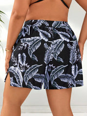 Short Feminino  de Praia com bolso Lateral. Plus Size