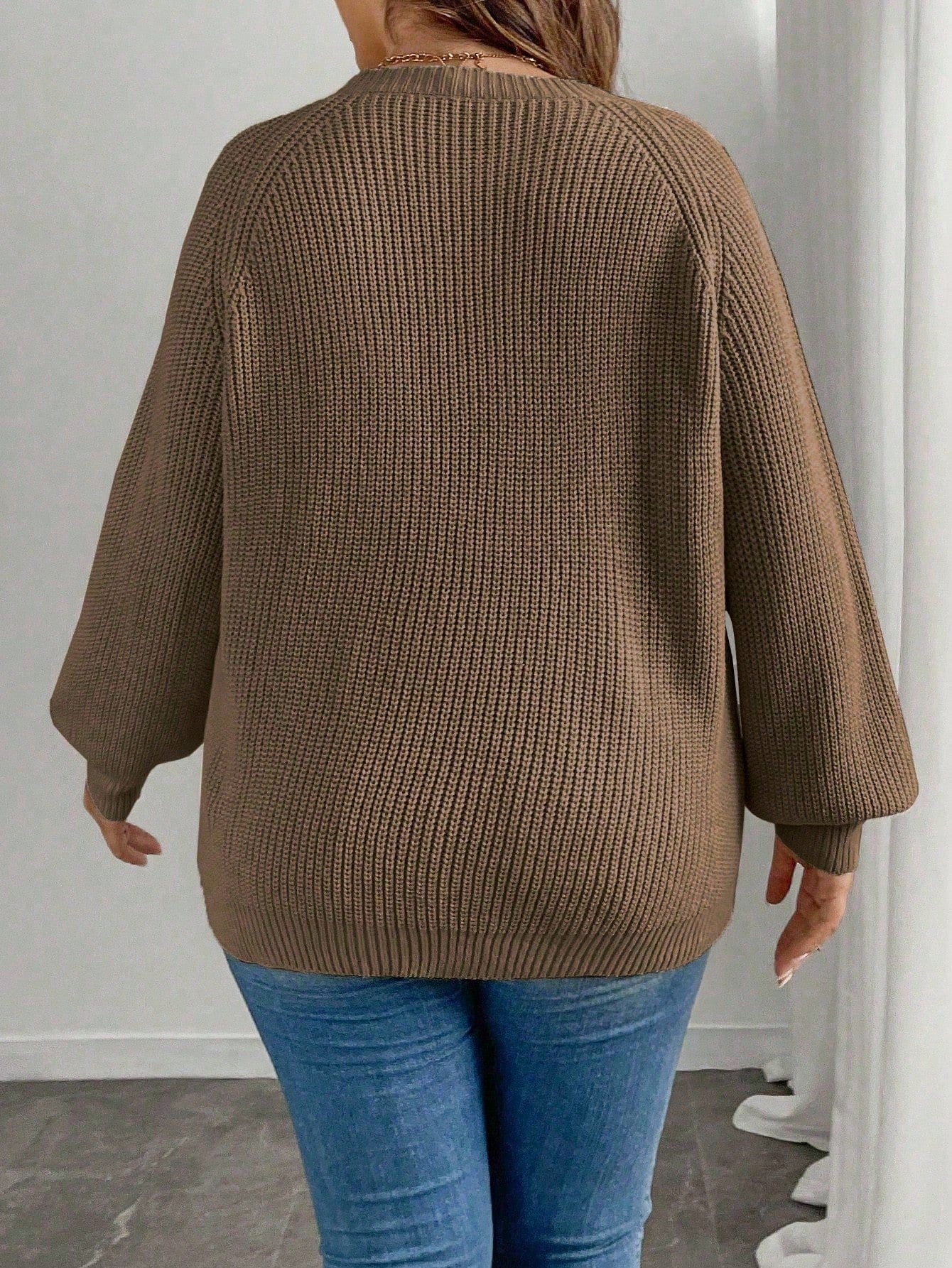 Suéter Feminino com Bordado de borboleta plus size Giorgia