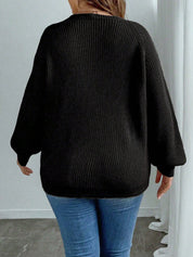 Suéter Feminino com Bordado de borboleta plus size Giorgia