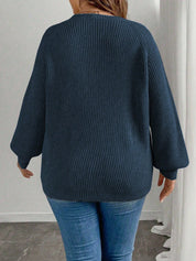 Suéter Feminino com Bordado de borboleta plus size Giorgia