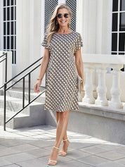 Vestido Feminino com Estampa Geométrica - Susana