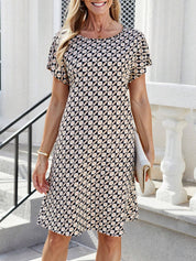 Vestido Feminino com Estampa Geométrica - Susana