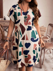 Vestido Feminino de Mangas Morcego - Essence. Plus Size