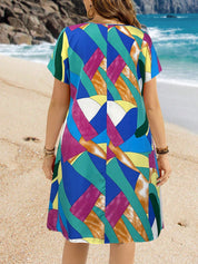 Vestido Feminino de Mangas Morcego - Essence. Plus Size