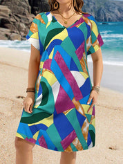 Vestido Feminino de Mangas Morcego - Essence. Plus Size