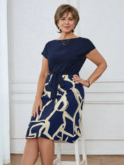 Vestido Feminino de Patchwork Estampado - Verona