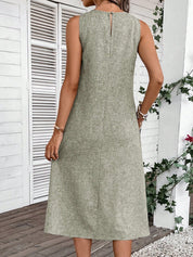 Vestido Feminino Sem Manga Emily.
