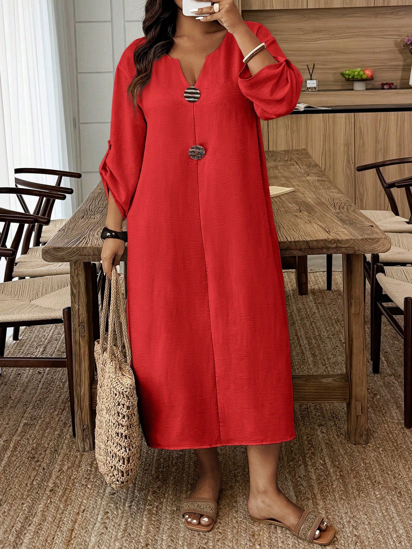Vestido feminino casual plus size Belga