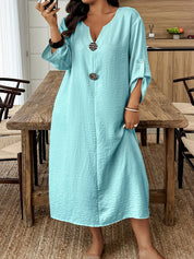 Vestido feminino casual plus size Belga