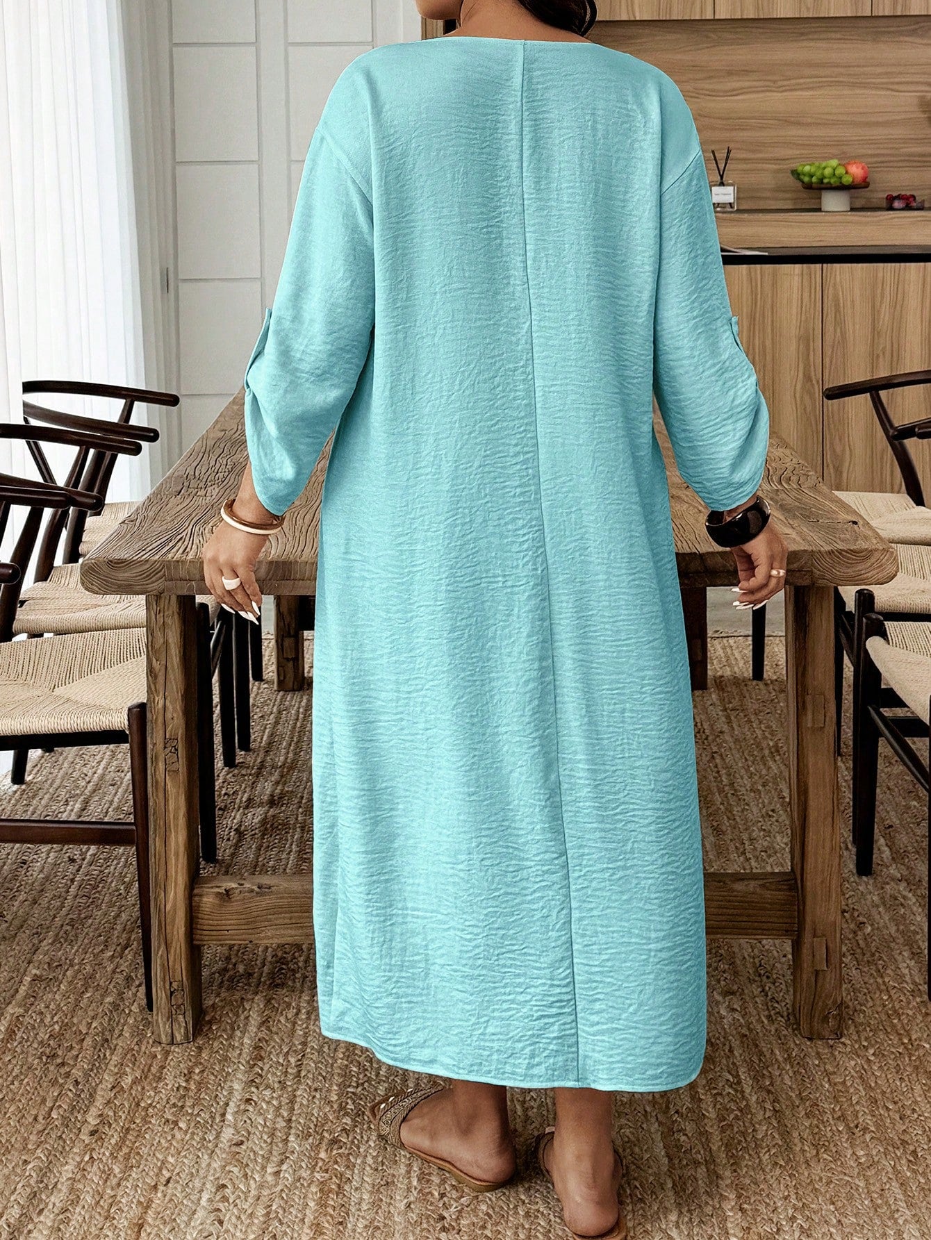 Vestido feminino casual plus size Belga