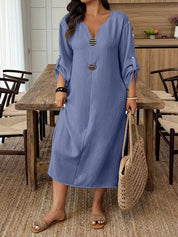 Vestido feminino casual plus size Belga
