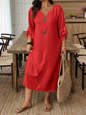 Vestido feminino casual plus size Belga