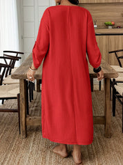 Vestido feminino casual plus size Belga