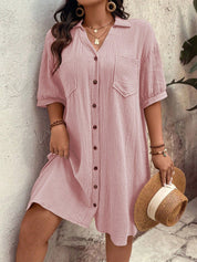 Vestido feminino tipo chamise plus size Daniela