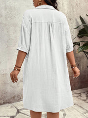 Vestido feminino tipo chamise plus size Daniela