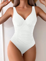 Maiô Feminino Modelador com Detalhe Enrugado Gigi