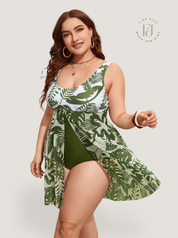 Maiô Feminino Gola Decote U plus size Marie.